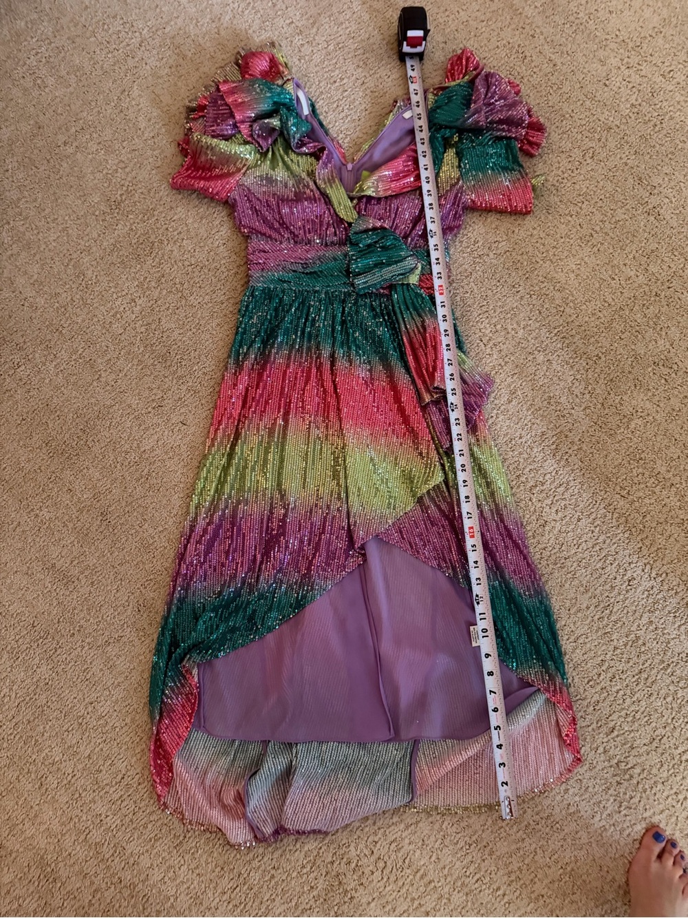 CeliaB Multicolor Ruffled Dress - Picture 9 of 10